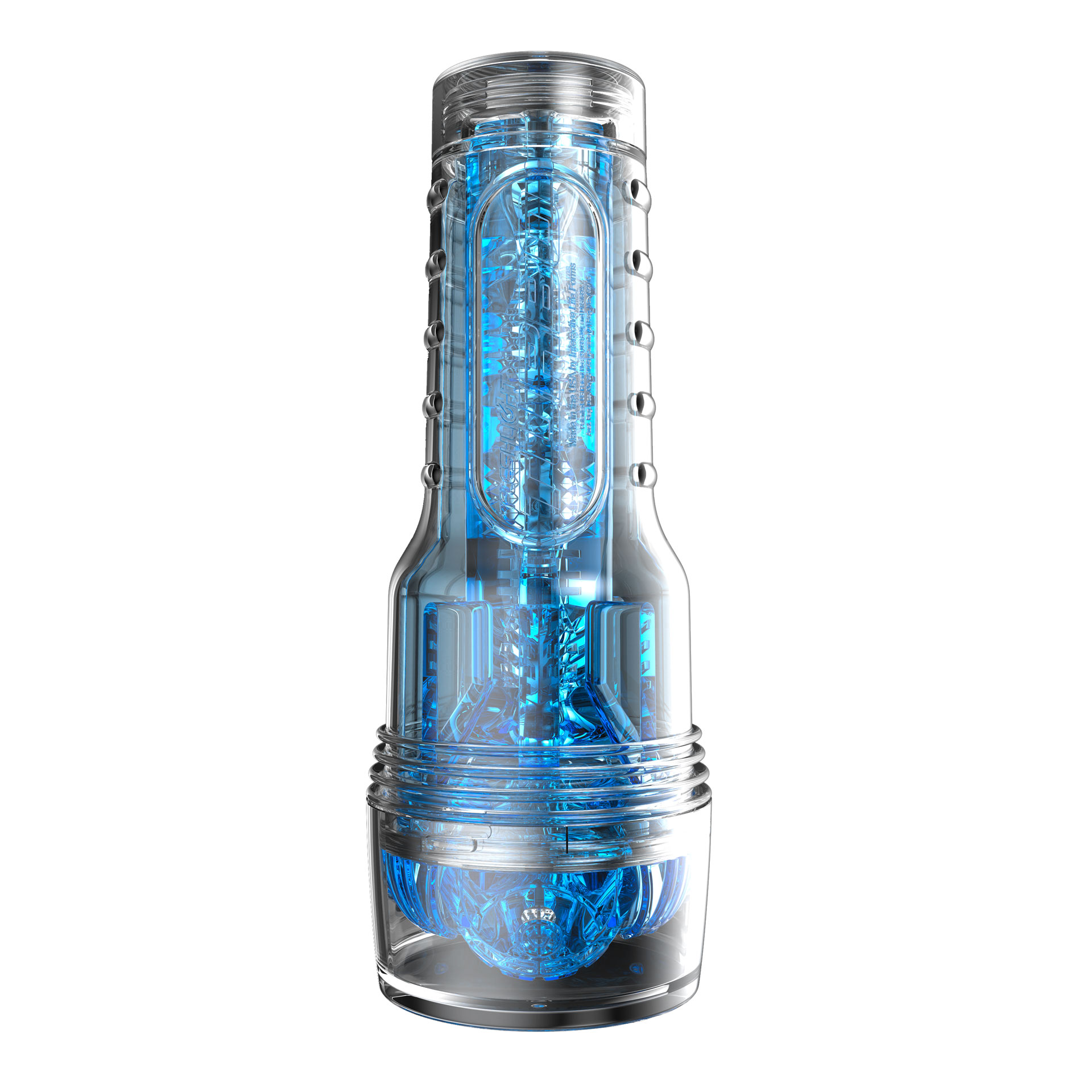 Masturbator Fleshlight Turbo Core in Taschenlampenform aufrecht hingestellt