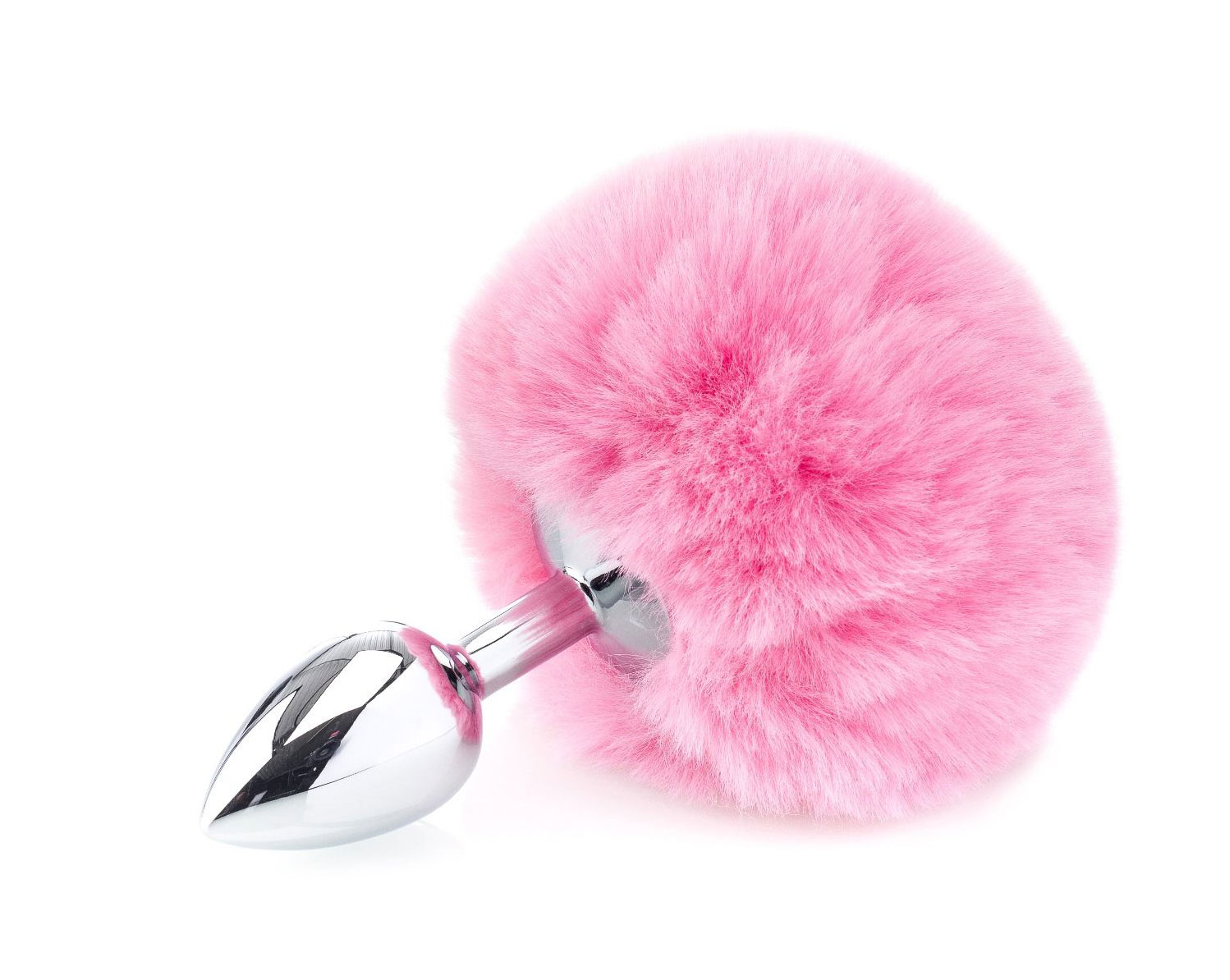 Fluffy Bunny Tail - pink