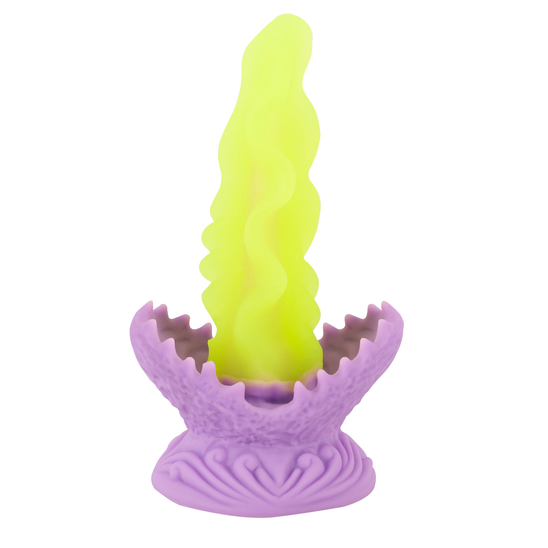 Der fantasievoll gestaltete Dildo »Passion Plant« in der Ansicht von vorn