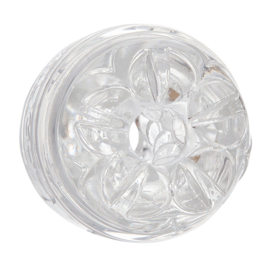 Fleshlight Quickshot Vantage - Bild 2 Die Öffnung des transparenten Masturbators Masturbators Fleshlight Quickshot Vantage