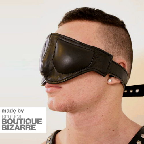 Boutique Bizarre Leder-Augenmaske Deluxe