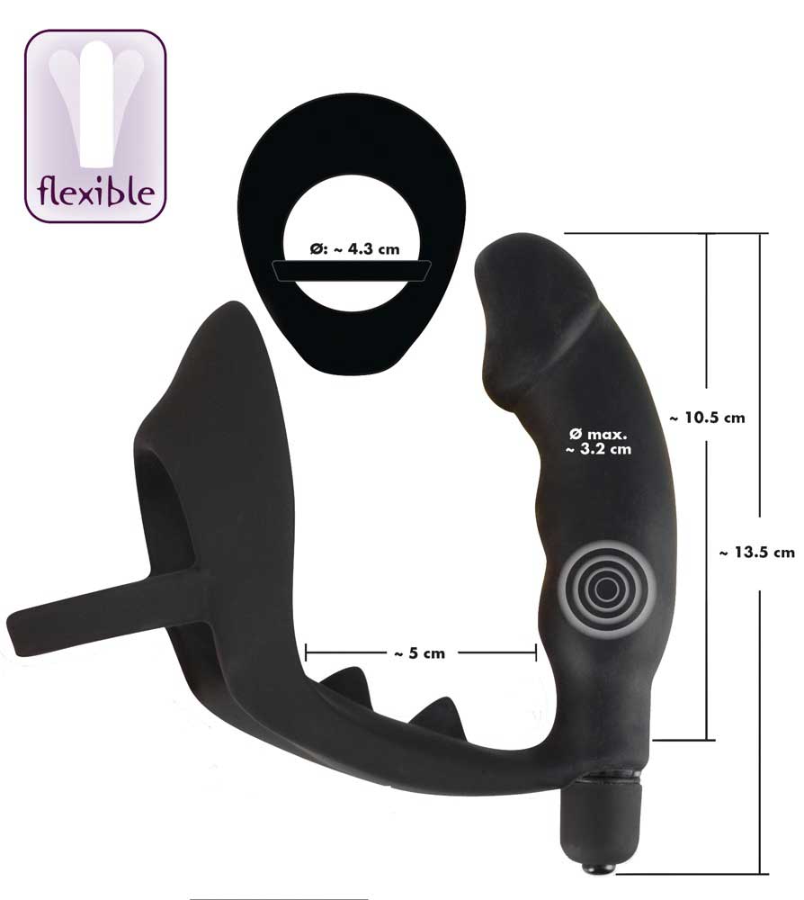 Penisring mit Analplug