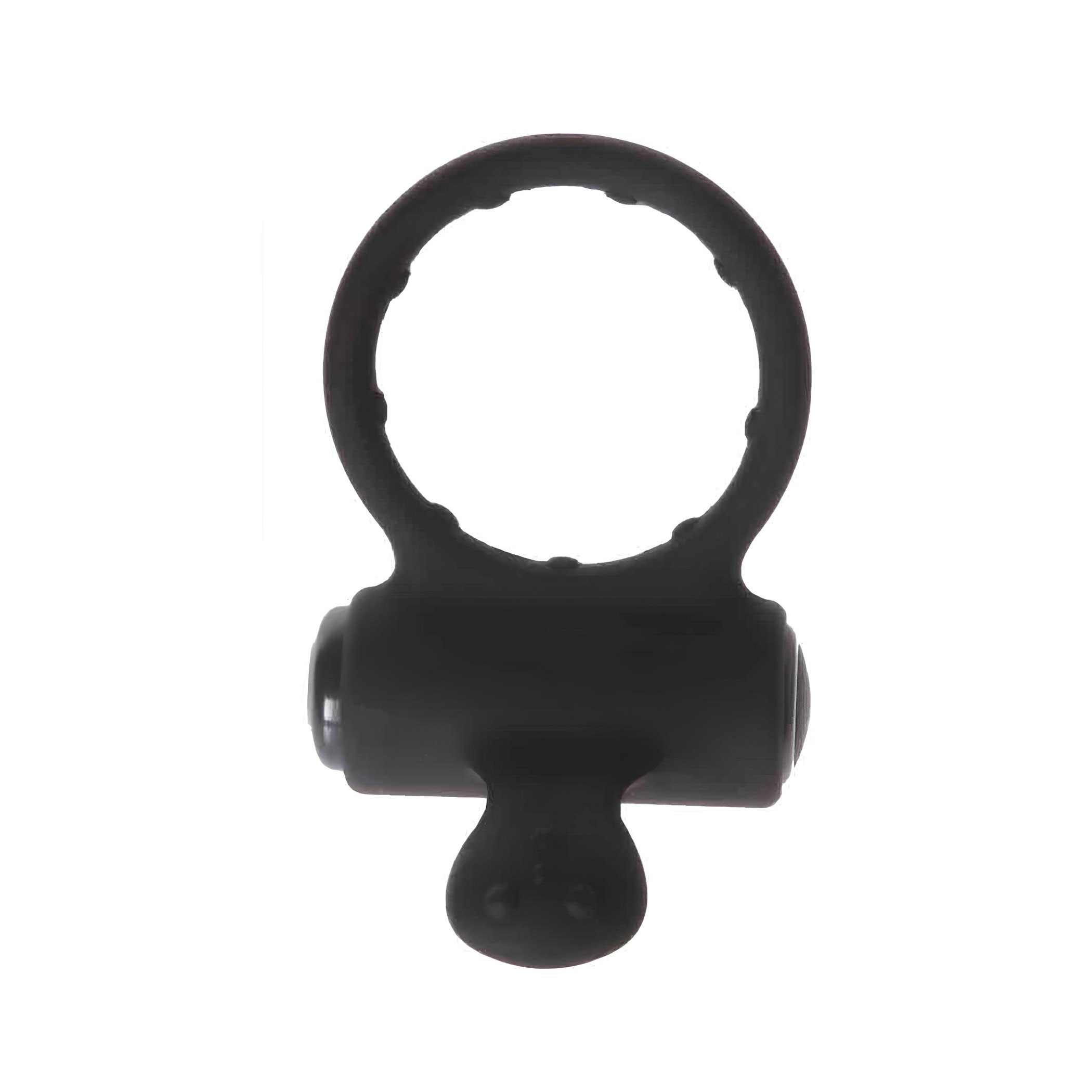 Malesation Clit Ring - Bild 2 Der schwarze Cockring Malesation Clit Ring von vorn
