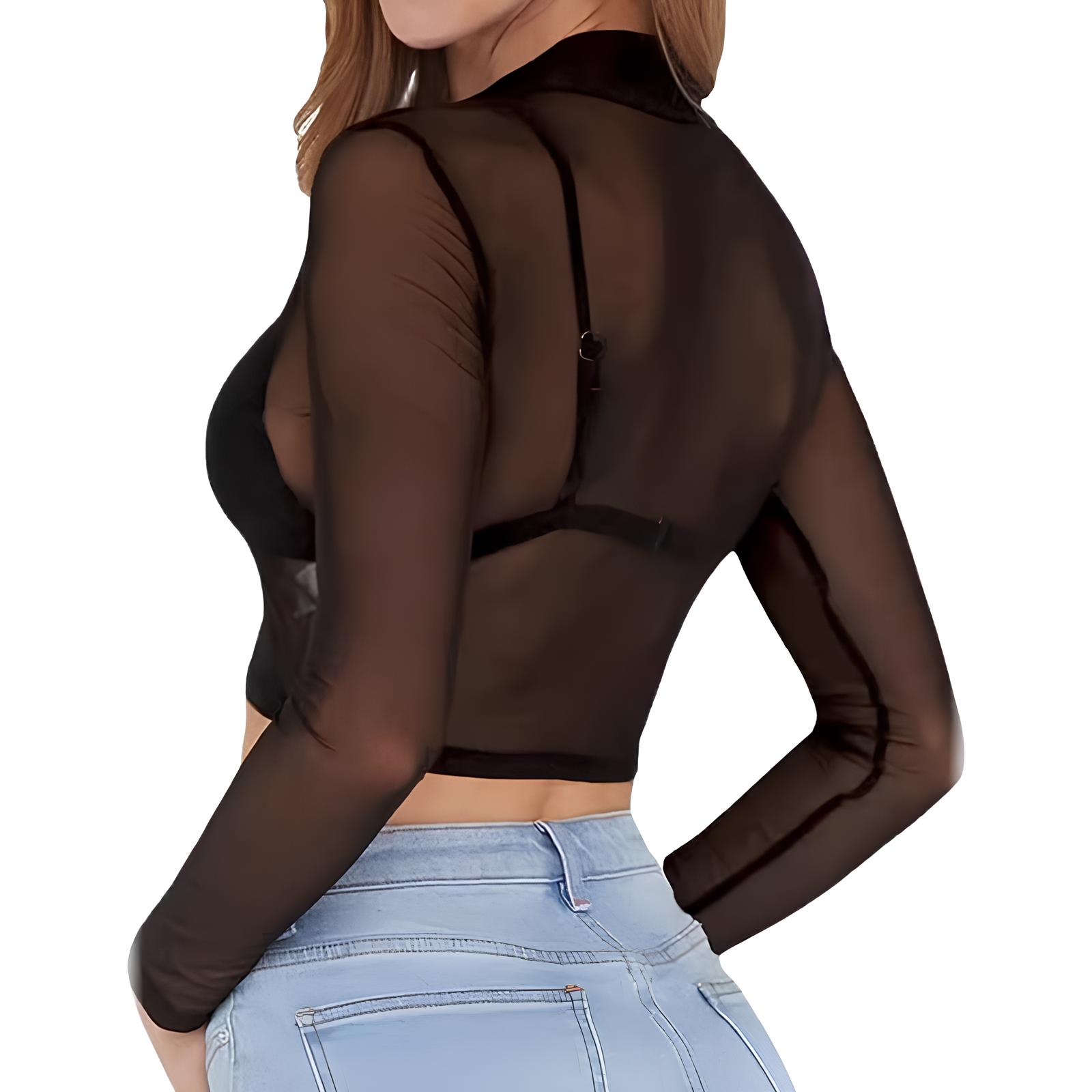 Mesh Langarmshirt Mesh Langarmshirt